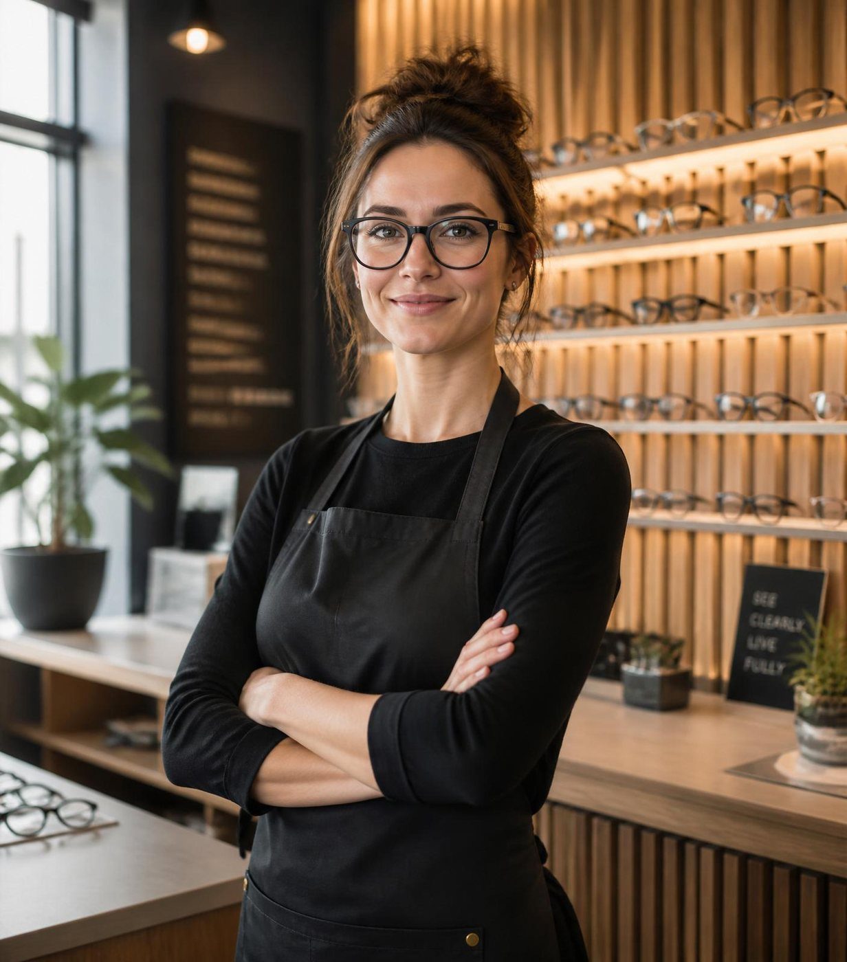Optikerin in einem TGBO-Store